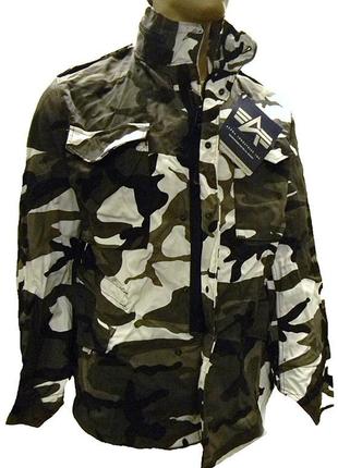 Куртка alpha industries m-65 field coat (urban camo)