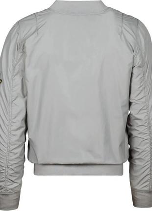 Вітрівка l-2b scout flight jacket alpha industries (silver)3 фото