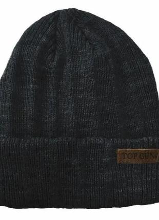 Шапка top gun beanie hat (чорна)