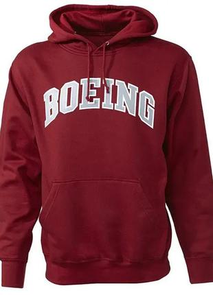 Толстовка boeing varsity pullover hooded sweatshirt (crimson)