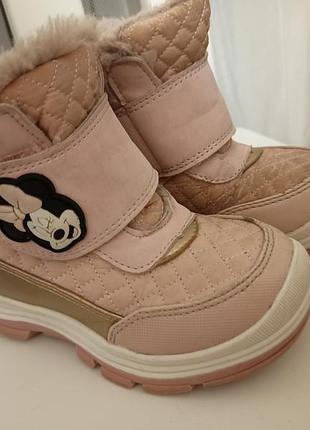 Зимові чобітки minnie mouse