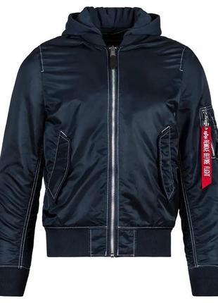 Вітровка l-2b natus flight jacket alpha industries (синя)