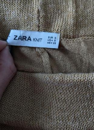 Брюки вязаные zara2 фото