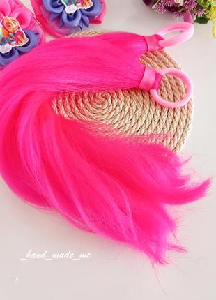 Бантики зі скай і еверест щенячий патруль штучне рожеве волосся6 фото