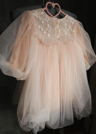 Дитяча пишна сукня бохо рожева для дівчинки святкова гарна на 2 3 4 роки 5 6 років 92 98 104 110 116 122 на день народження ошатне плаття8 фото