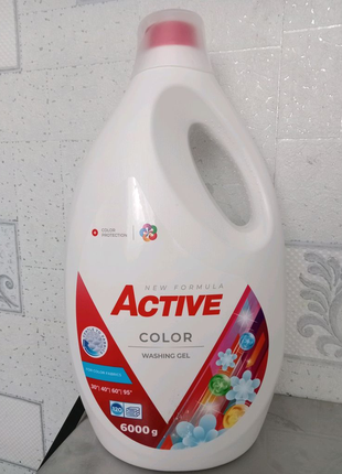 Пральний рідкий порошок active 6l