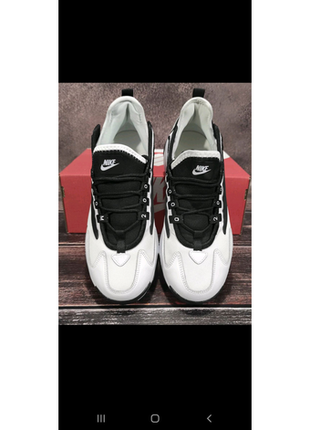 Nike zoom 2k /2000 white black3 фото