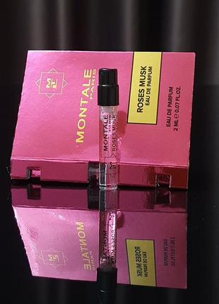 Пробник montale roses musk _2ml (книжка)5 фото