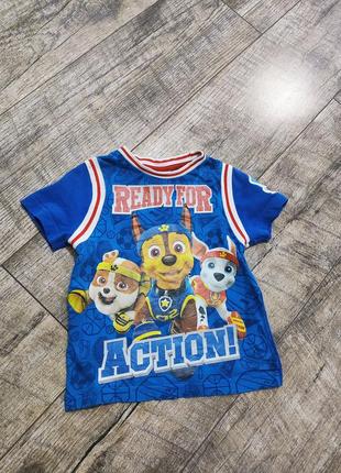 Футболка, nickelodeon, paw patrol, р. 92-98, 2-3 года