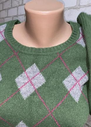 Тёплый шерстяной свитерок montego  размер указан s7 фото