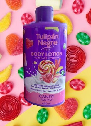 Лосьйон для тіла "солодкі фантазії" tulipan negro candy fantasy 400ml