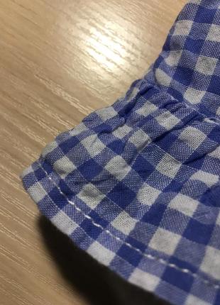 Шорты h&m checked shorts with ties8 фото