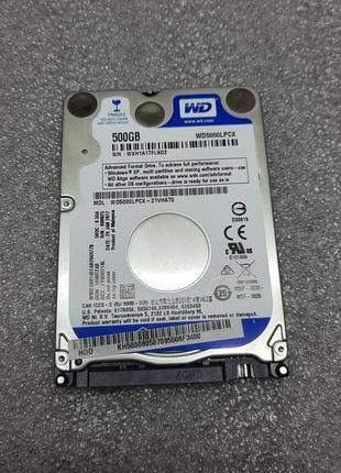 Жорсткий диск 2.5" hdd 500gb wd5000lpcx slim 7mm