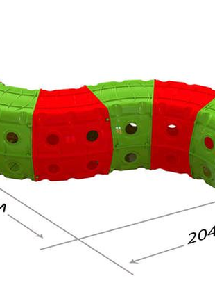 намет дитячий ігровий m 2503/999-147 з тунелем