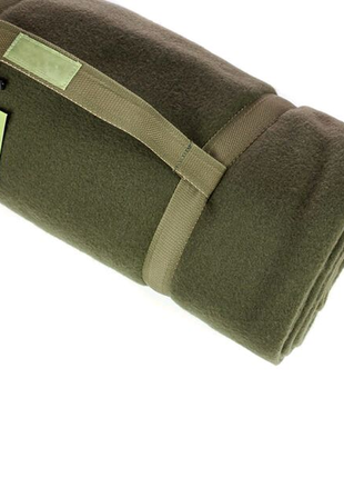 Тактический флисовый плед 150х175см – одеяло для военных с чехлом3 фото