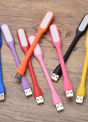 Usb led ліхтарик юсб підсвічування світильник гнучкий лампа ліхта15 фото