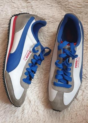 Стильнi кросiвки puma iз замшевими вставками +подарунок