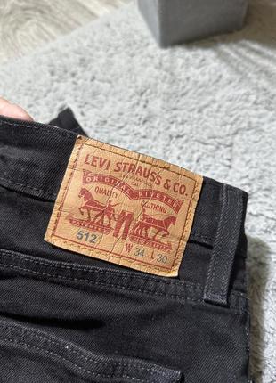 Оригинальные джинсы от всеми известного, популярного бренда “levis – 512 моделька”3 фото