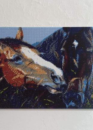 Картина алмазна декор подарок лошадь лошадь