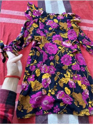 Сукня в квіти плаття міні