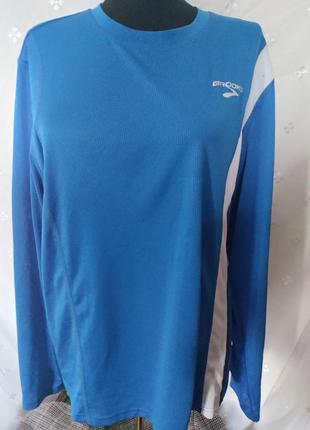 Чоловічий біговий лонгслів  футболка з довгим рукавом brooks р. 52-54