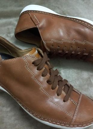 Туфли мокасины кожа муж.42р.clarks индии