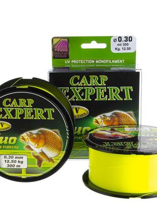 Carp expert fluo 0.30 мм 300м 12.5 кг леска рыболовная