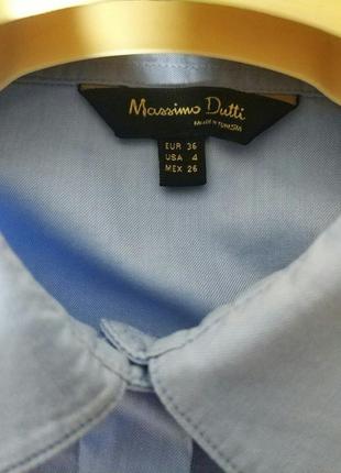 Massimo dutti жіноча сорочка рубашка блуза блузка оригінал бренд massimo dutti, р.36оригінал.8 фото
