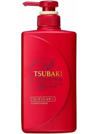 Кондиционер увлажняющий для волос shiseido tsubaki premium moist 490ml (япония)2 фото