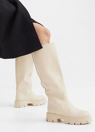 H&amp;m сапоги (натуральная кожа)