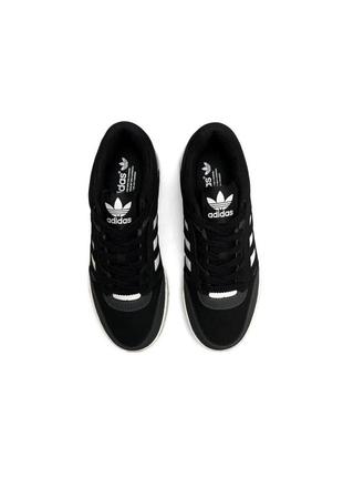Мужские кроссовки adidas originals drop step gray black черные спортивные кожаные кроссовки адидас4 фото