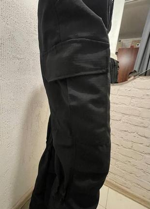 Штани карго чорні для поліції3 фото