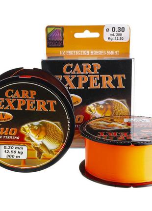 Carp expert fluo orange 0.30 мм 300м 12,5 кг леска рыболовная