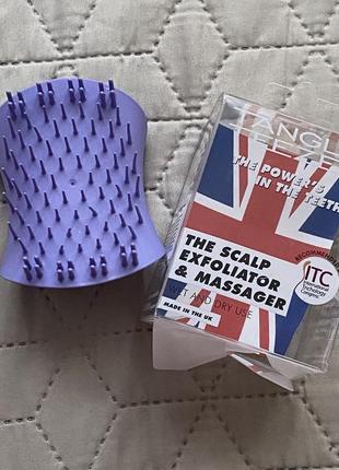 Щетка для массажа головы tangle teezer the scalp лаванда мини1 фото