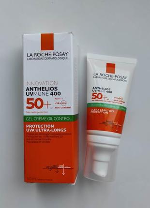 Anthelios oil correct, солнцезащитный корректирующий гель-крем la roche-posay ля рош защита от солнца spf50+4 фото