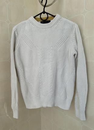 Белый свитер marks &amp; spencer