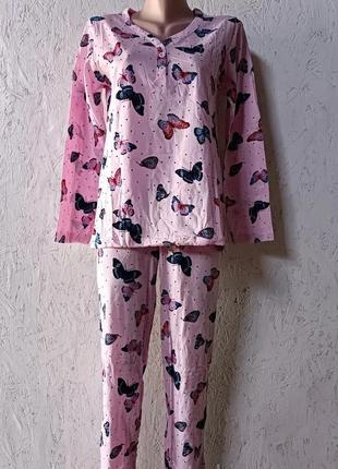 Пижама женская реглан + штаны, узбекистан