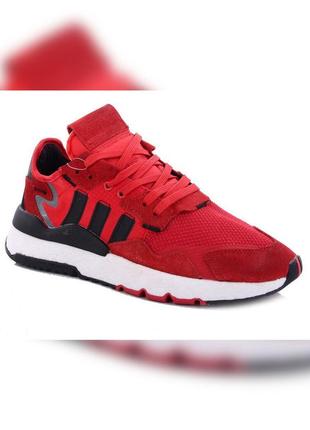 Чоловічі кросівки   adidas nite jogger червоні