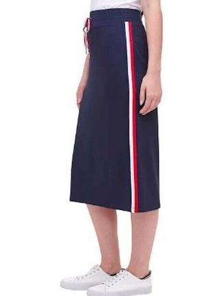 Оригинальная юбка миди tommy hilfiger