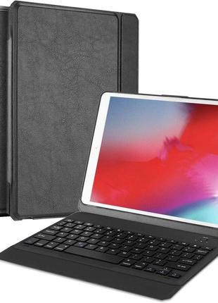 Чохол клавіатура procase для ipad air 3 10.5 2019/ipad pro 10.5 2017, знімна бездротова клавіатура з мног