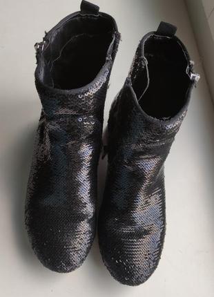 Шикарные ботинки river island (21 см) на девочку3 фото
