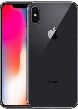 Apple iphone x 64gb space gray, refurbished, без коробки