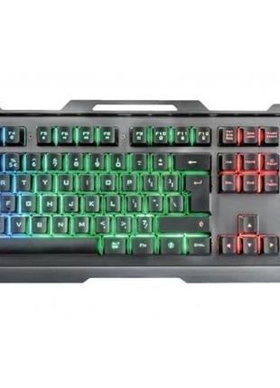 Игровая проводная геймерская клавиатура с подсветкой trust gxt 845 tural gaming