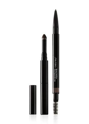 Карандаш для бровей shiseido brow inktrio 03- deep brown (коричневый) 0.3g