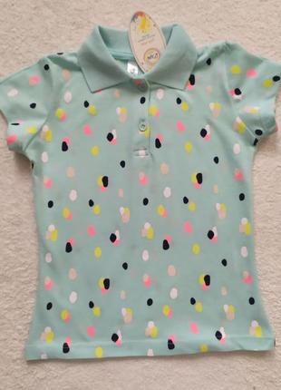 Классная футболка - поло, девочка