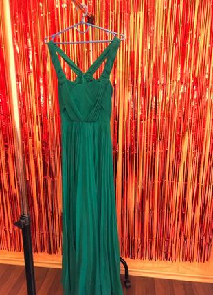 Сукня зелена вечірня  💚2 фото