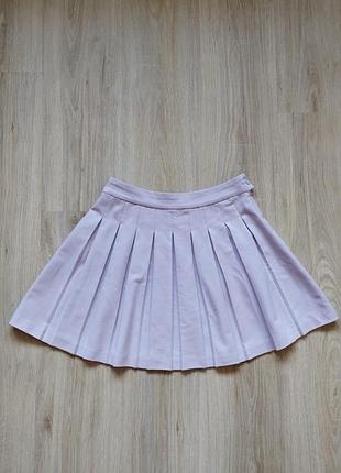 👚мини юбка плиссе, складки