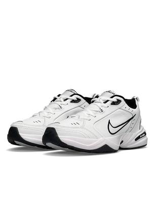 Чоловічі кросівки nike air max monarch iv white білі повсякденні шкіряні кросівки найк айр макс монарх4 фото