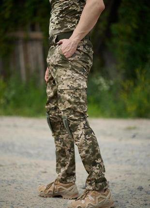 Военные штаны со съемными наколенниками мужские тактические брюки котон для военнослужащего3 фото