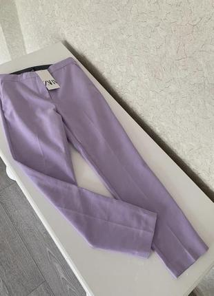 Новые брюки лилового цвета от zara